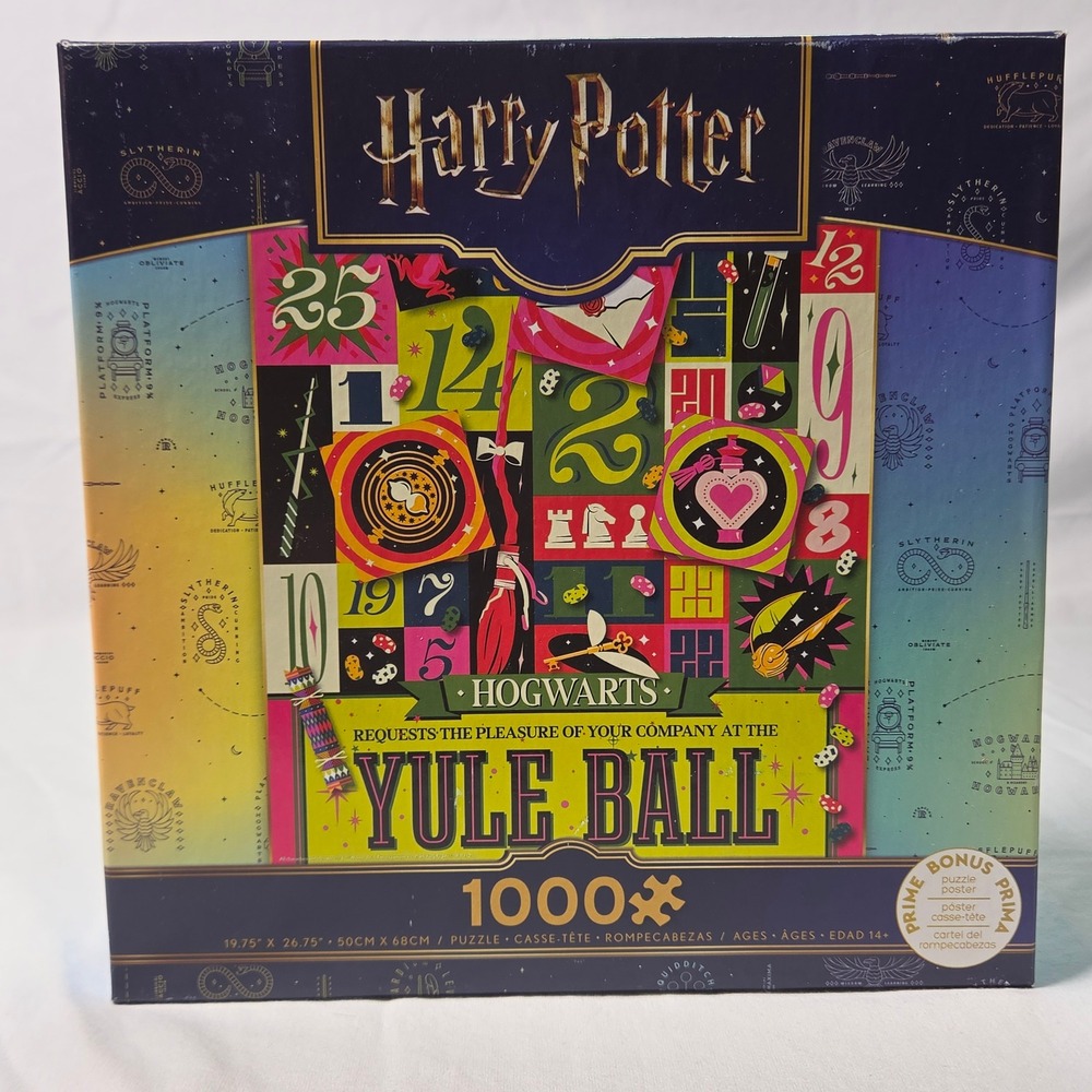 Ceaco Harry Potter Hogwarts Yule Ball 1000 Piece Jigsaw Puzzle 88000 New
